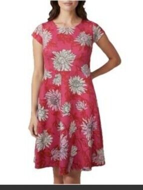 Talbots Women’s Floral A-Line Dress Pullover 10P
